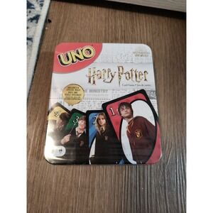UNO Harry Potter Card Game Metal Tin Mattel New Age 7+ 2-10 Players New sealed